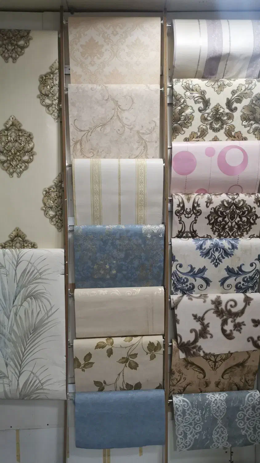 کاغذ دیواری قابل شستشو پی وی سی وارداتی|مصالح و تجهیزات ساختمان|شیراز, صاحب الزمان|دیوار