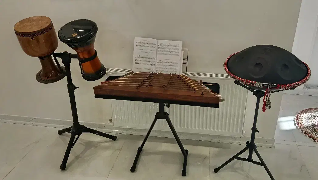 سنتور سیف و هنگدرام و تنبک شیرانی و تمپو سه لب|سازهای سنتی|مشهد, آزادشهر|دیوار