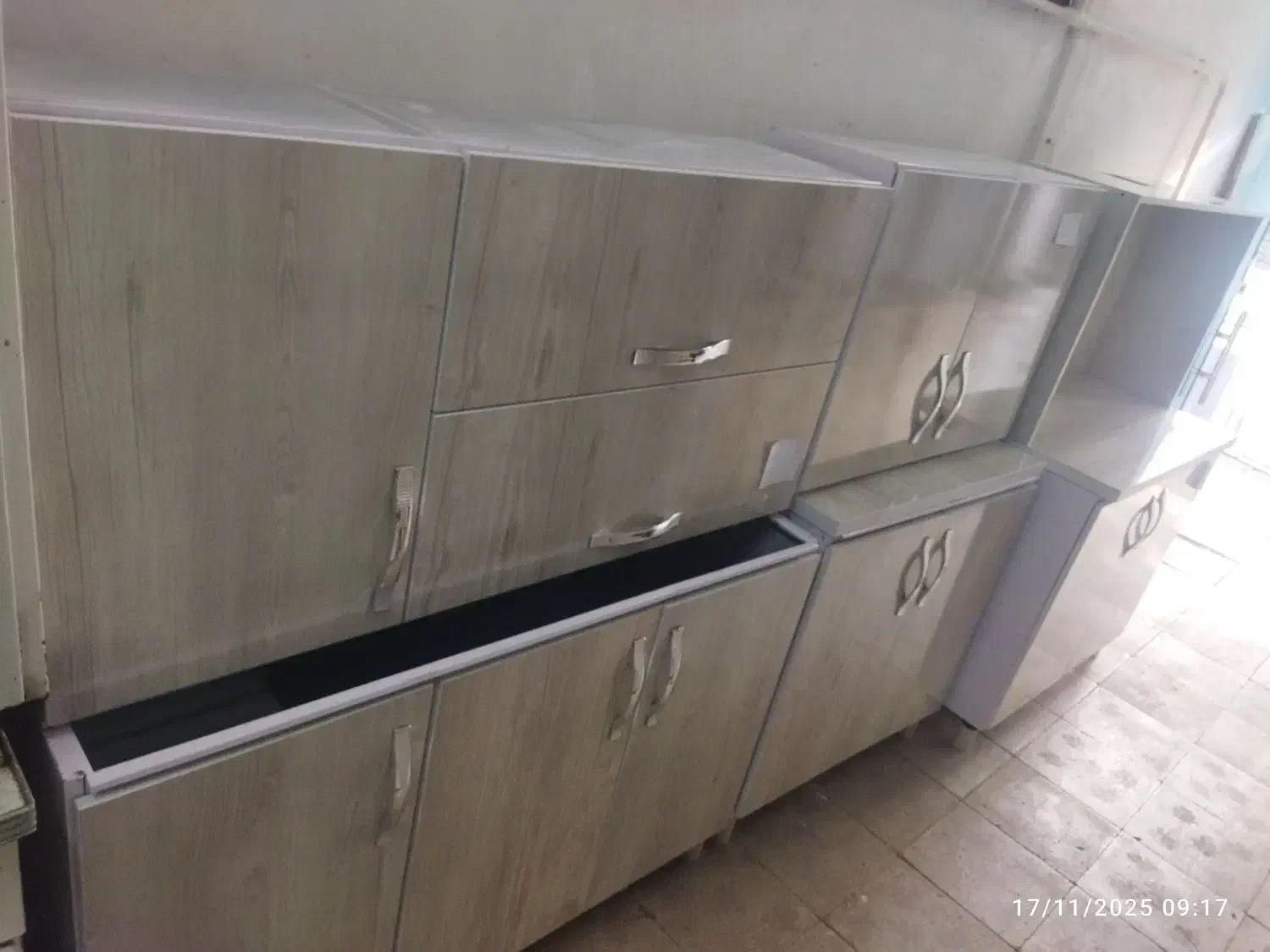 کابینت فلزی «تخفیفی»» درب چوبی،فلزی نوو دست دوم|مصالح و تجهیزات ساختمان|آستانه اشرفیه, |دیوار