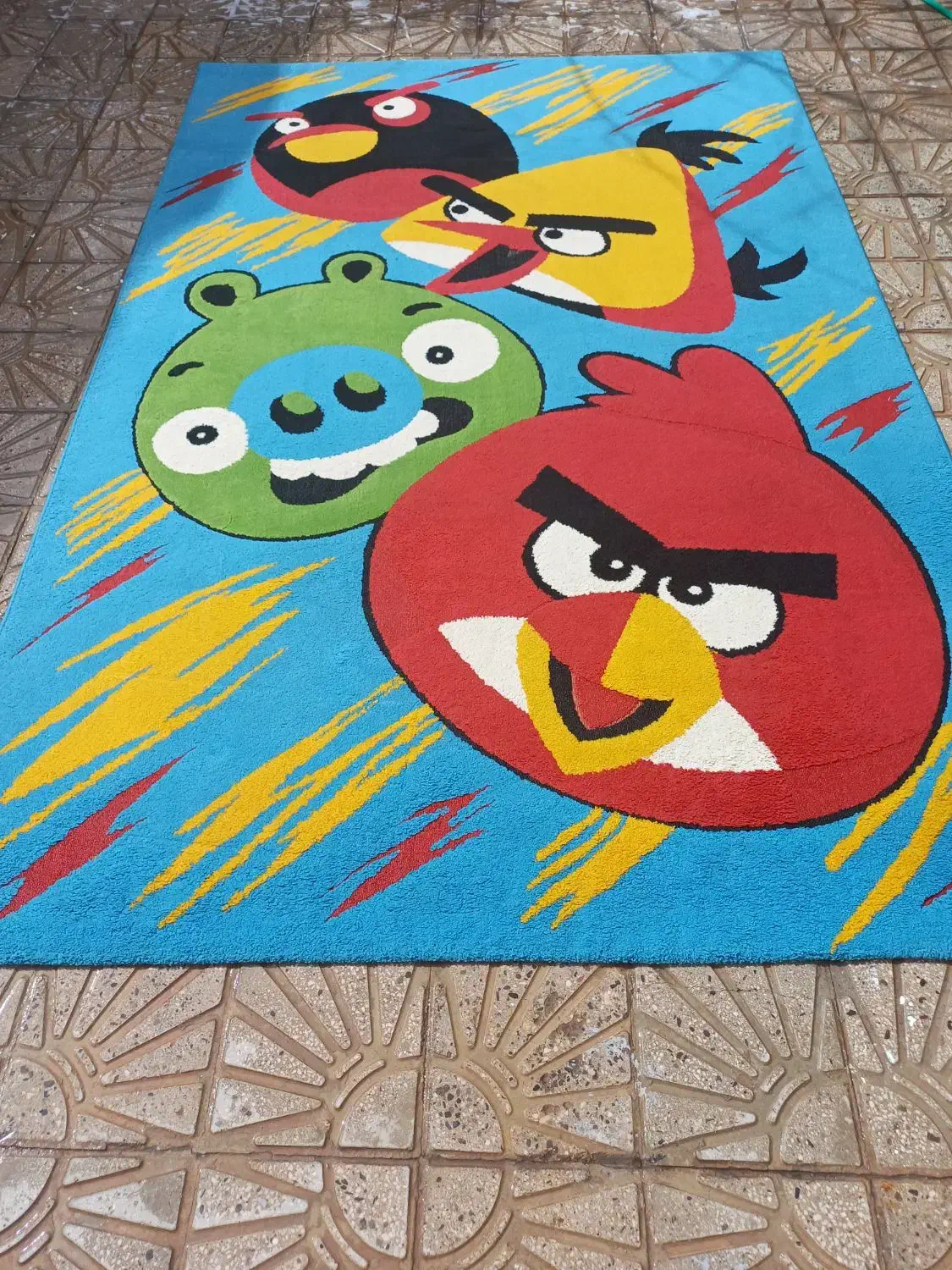 گلیم فرش ماشینی ۲در۳|گلیم، جاجیم، گبه|کرمان, |دیوار