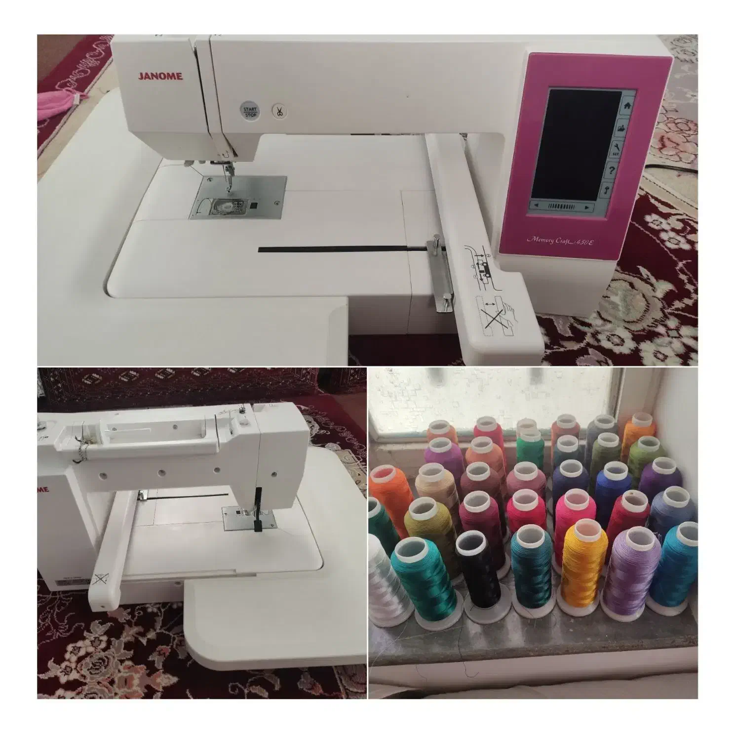 چرخ گلدوزی 450|لوازم خیاطی و بافتنی|بندر ترکمن, |دیوار