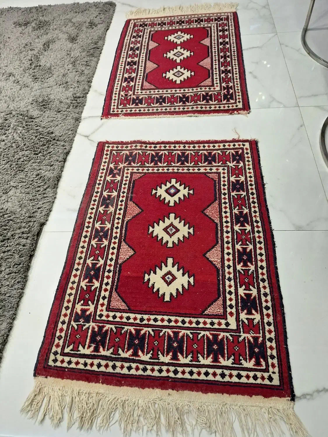 دو جفت قالیچه عتیقه با اصالت|فرش|اصفهان, بهار آزادی|دیوار