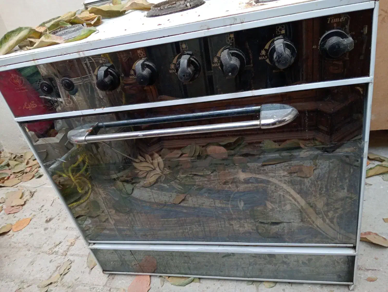 گاز پنج شعله طرح فر|اجاق گاز و لوازم برقی پختوپز|رودهن, |دیوار