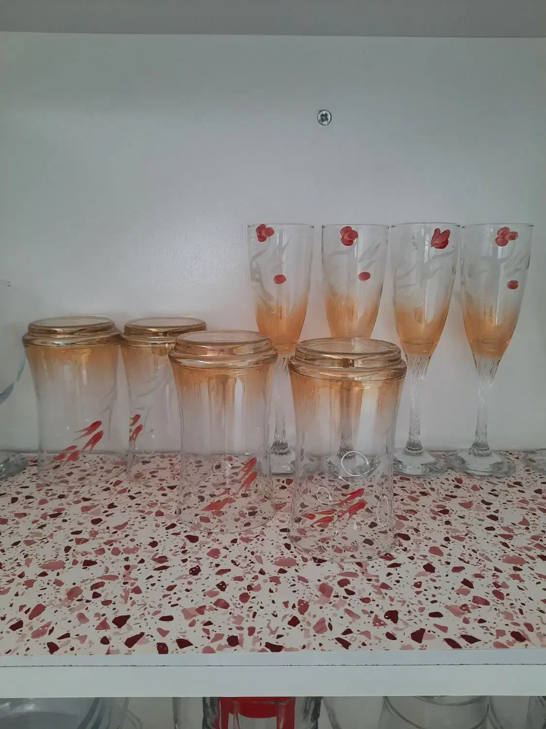 جام شربت خوری|ظروف سرو و پذیرایی|سبزوار, پیروزی|دیوار