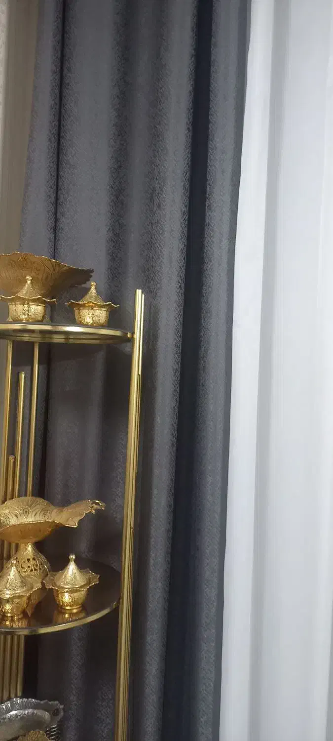 پرده حریر شاین دار|پرده، رانر، رومیزی|قوچان, |دیوار