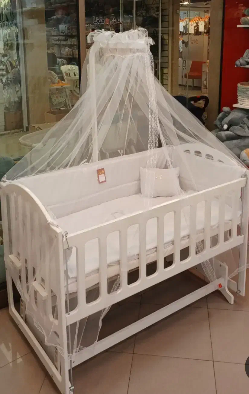 گهواره تازه ونوبدون استفاده|تخت و صندلی بچه|موچش, |دیوار