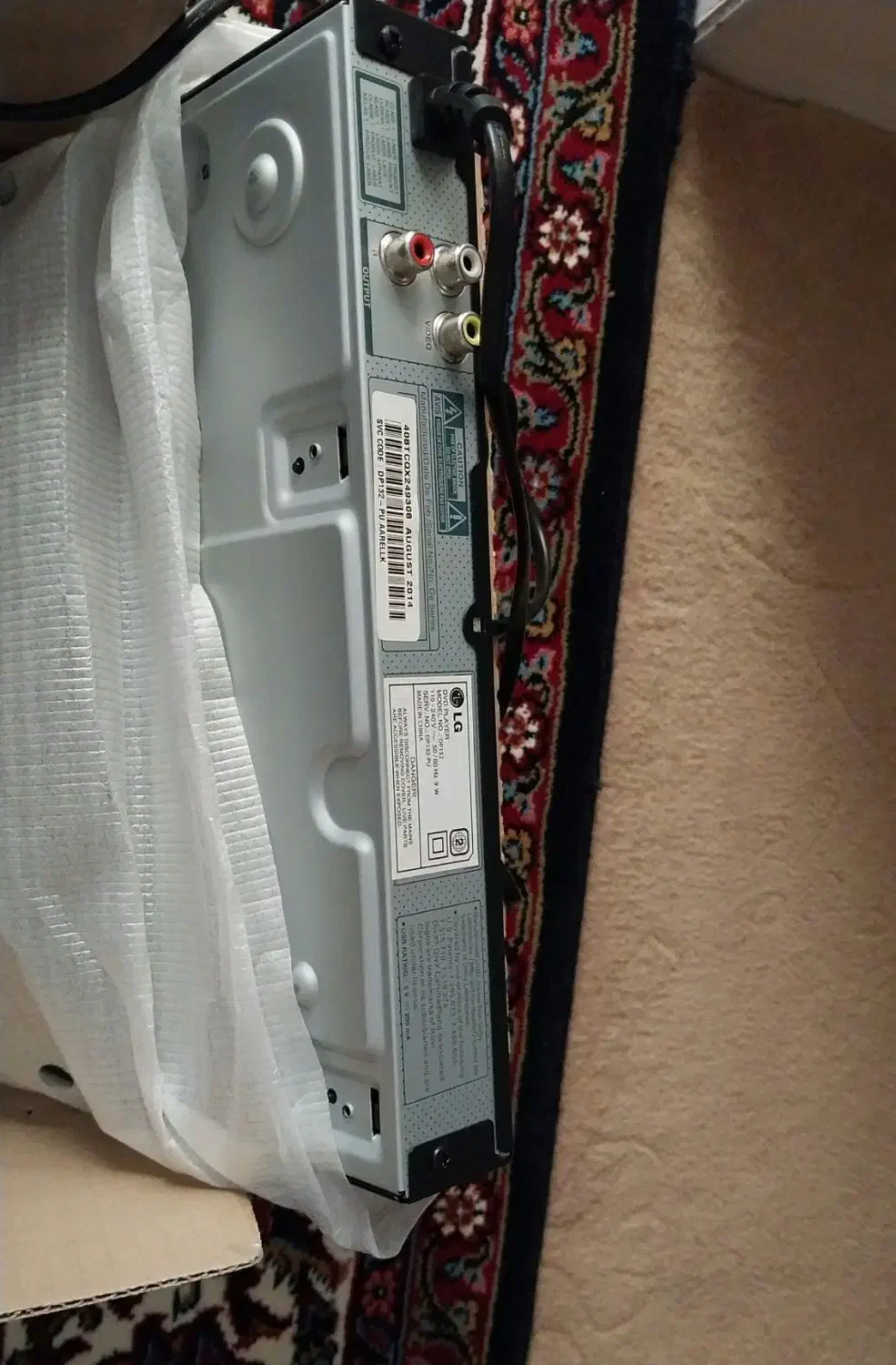 دستگاه دی وی دی ال‌جی|پخش‌کننده DVD و ویدیو|زنجان, |دیوار