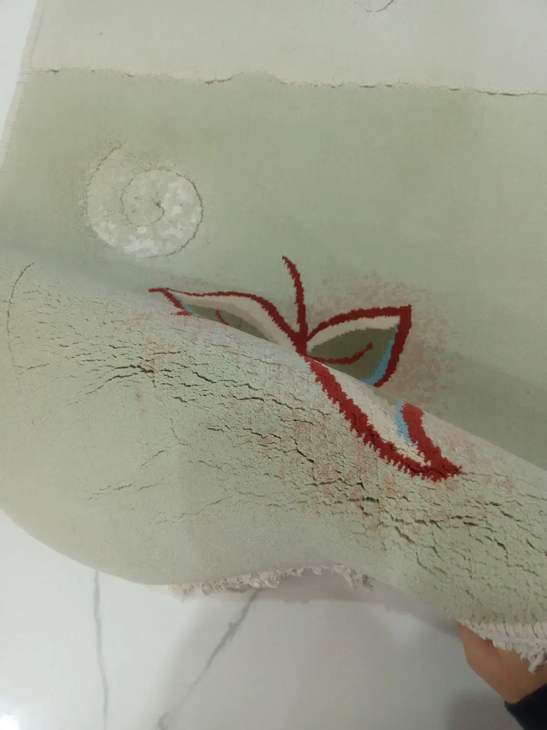 قالیچه گل برجسته|گلیم، جاجیم، گبه|بجنورد, |دیوار