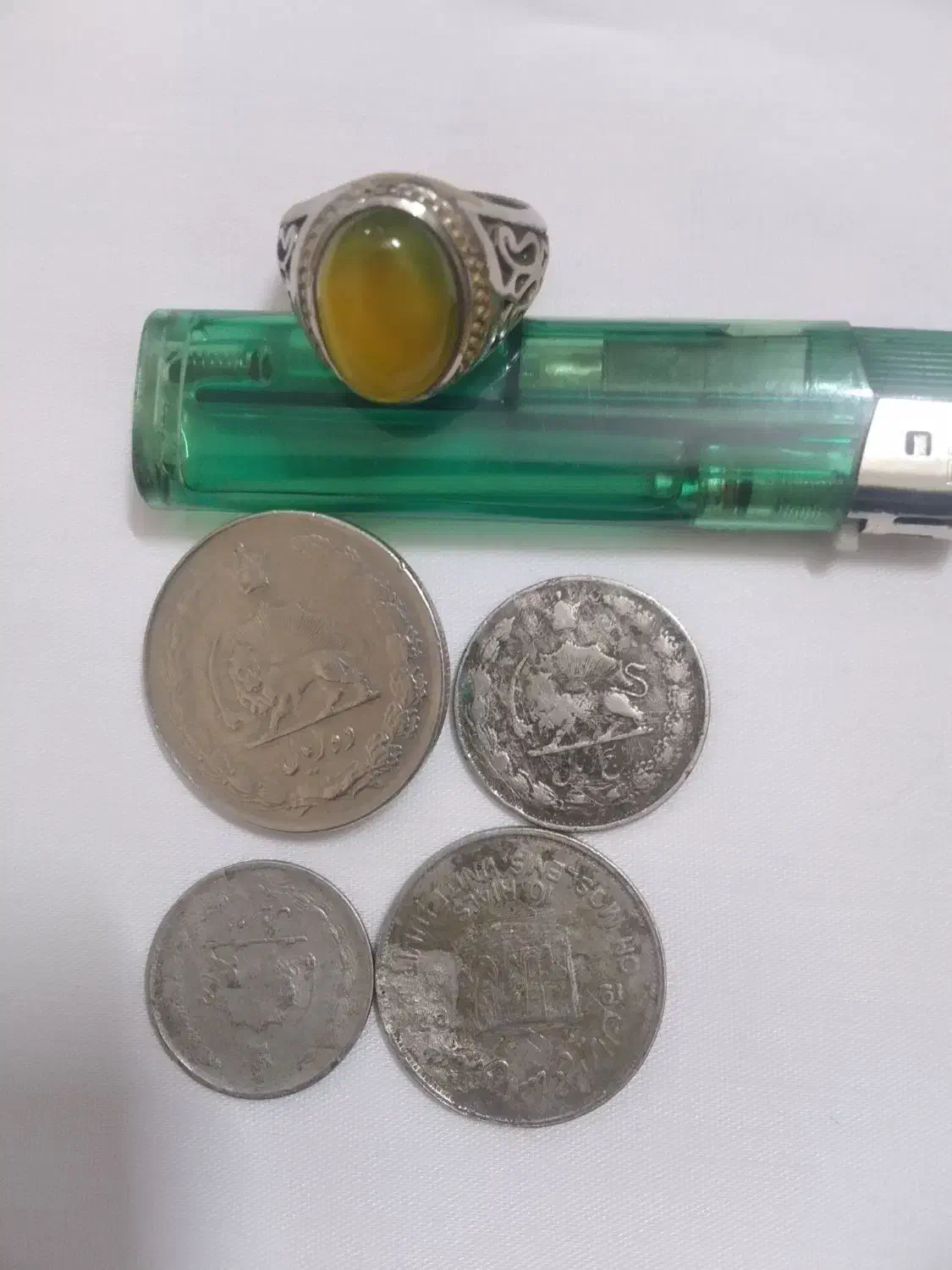 چهارعددسکه ویک عددانگشتر۵۰۰فروش فوری|کلکسیون سکه، تمبر، اسکناس|کرمانشاه, |دیوار