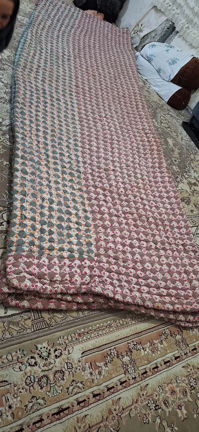 لحاف کرسی پشمی|رختخواب، بالش، پتو|قزوین, |دیوار