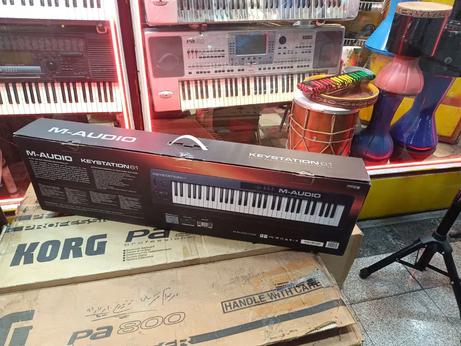 میدی کیبورد پنج اکتاو M AUDIO با دو سال گارانتی|پیانو، کیبورد، آکاردئون|تبریز, |دیوار