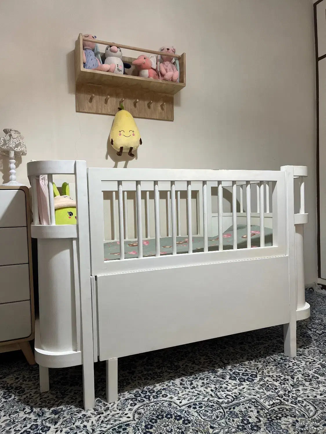 تخت نوزاد نوجوان شو همراه با تشک|تخت و صندلی بچه|تهران, کوهک|دیوار