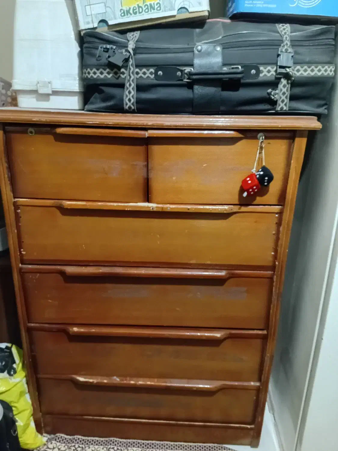 دراور چوبی|جاکفشی، کمد، دراور|پرند, فاز ۶|دیوار