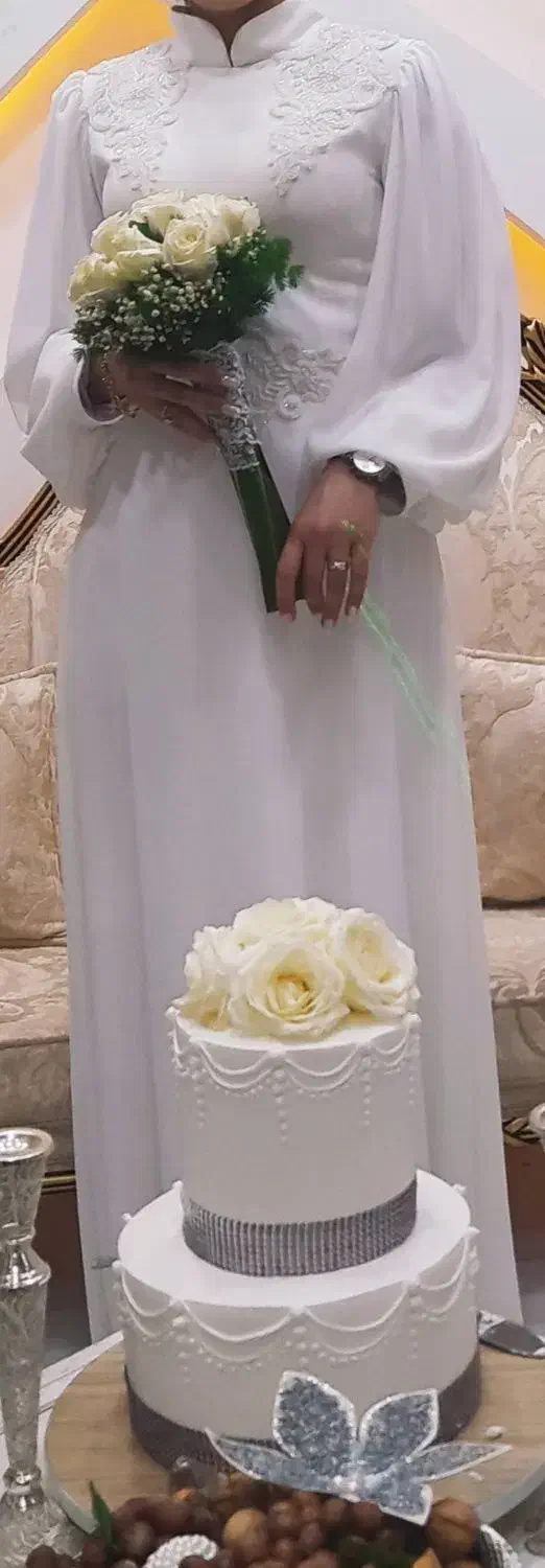 لباس عقد ونامزدی نو سایز۴۰-۴۲ باتوربان جدید|لباس|شاهرود, |دیوار