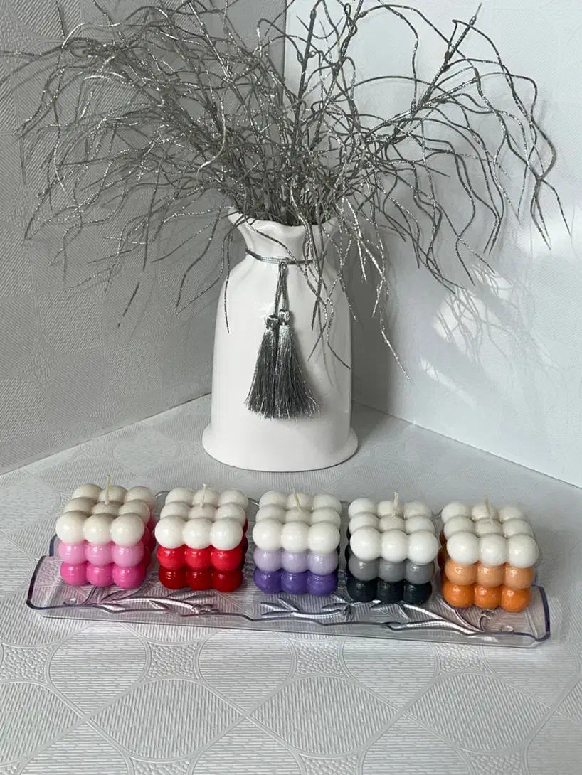 انواع شمع روبیک|صنایع دستی و سایر لوازم تزئینی|تهران, بلورسازی|دیوار