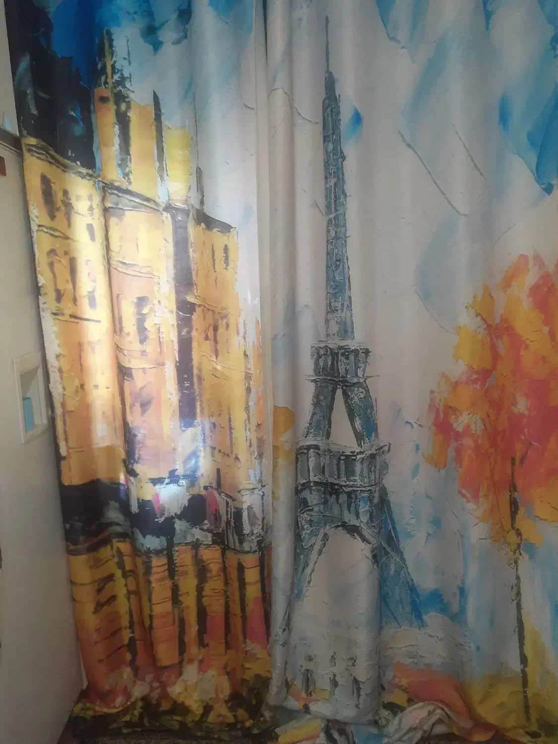 دوپنل پرده|پرده، رانر، رومیزی|مسجد سلیمان, |دیوار