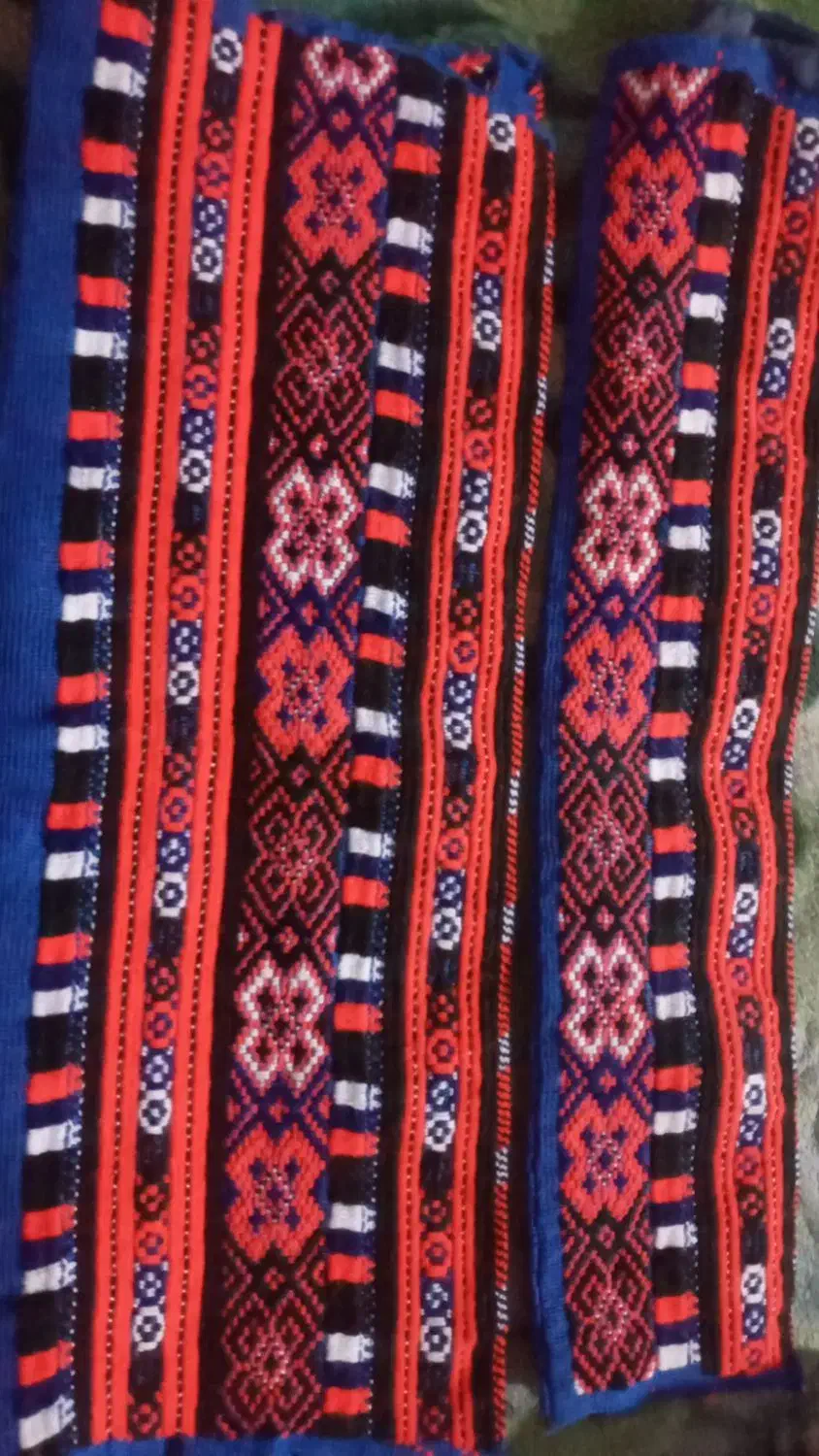 زیج آستین دست دوز|لباس|سراوان, |دیوار