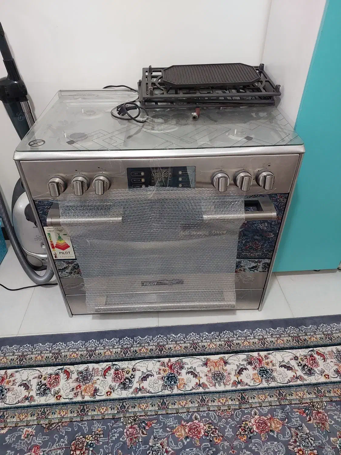 اجاق گاز پیلوت ایتالیایی صفحه مانیتوری مناسب جهاز|اجاق گاز و لوازم برقی پخت‌وپز|فردیس, فردیس|دیوار