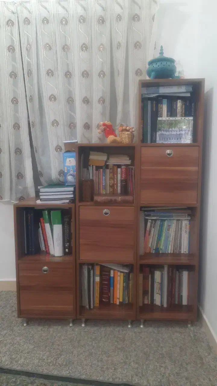 کمد کتابخانه|کتابخانه، شلف، قفسه‌های دیواری|زاهدان, |دیوار