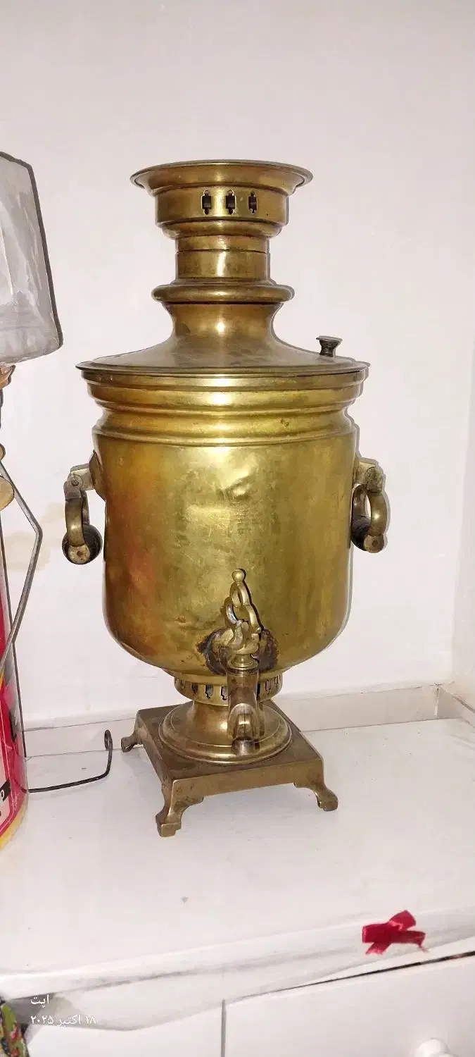 سماور روسی و سماور زغالی قدیمی|سماور، چایساز، قهوهساز|اهر, |دیوار