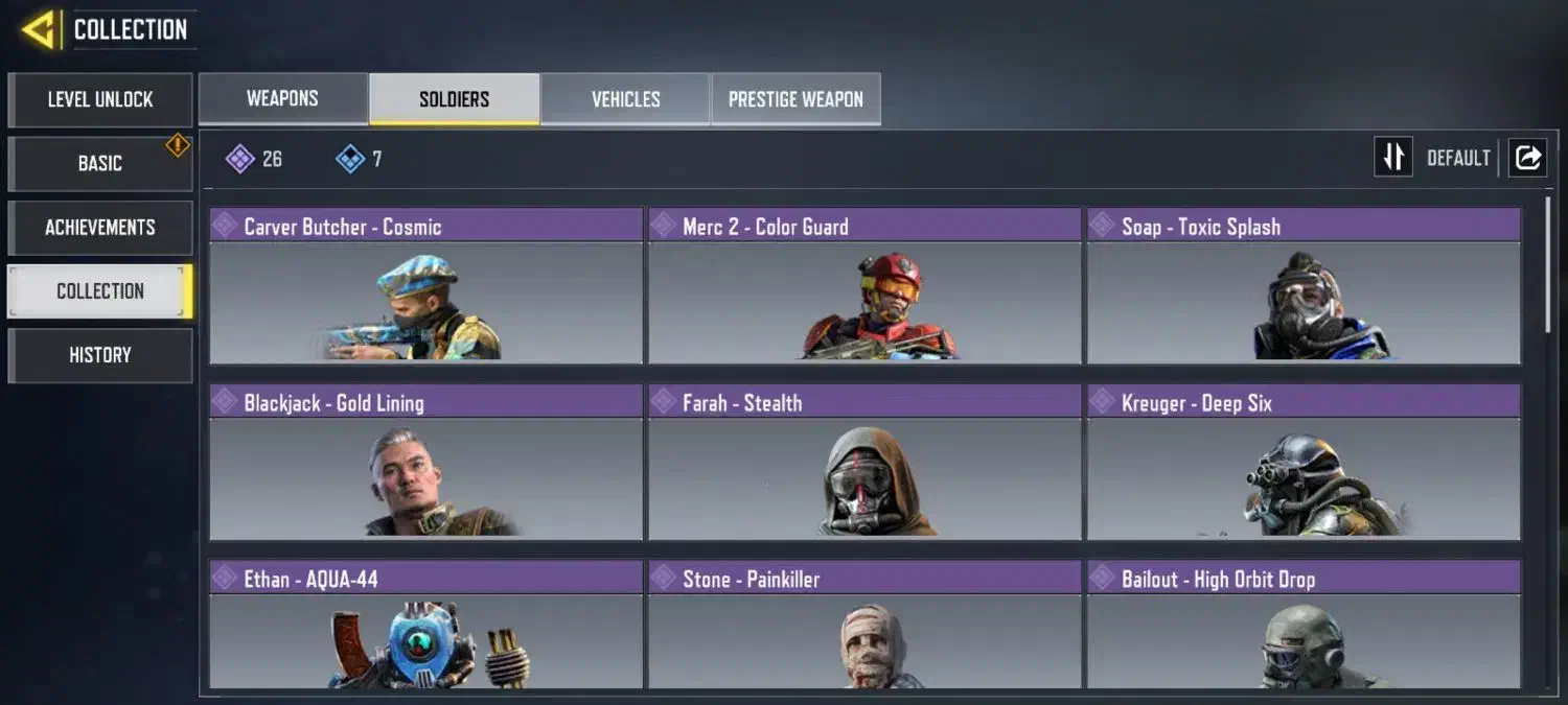 اکانت کالاف اچ اس لجند.|کنسول، بازی ویدئویی و آنلاین|سبزوار, توحیدشهر|دیوار