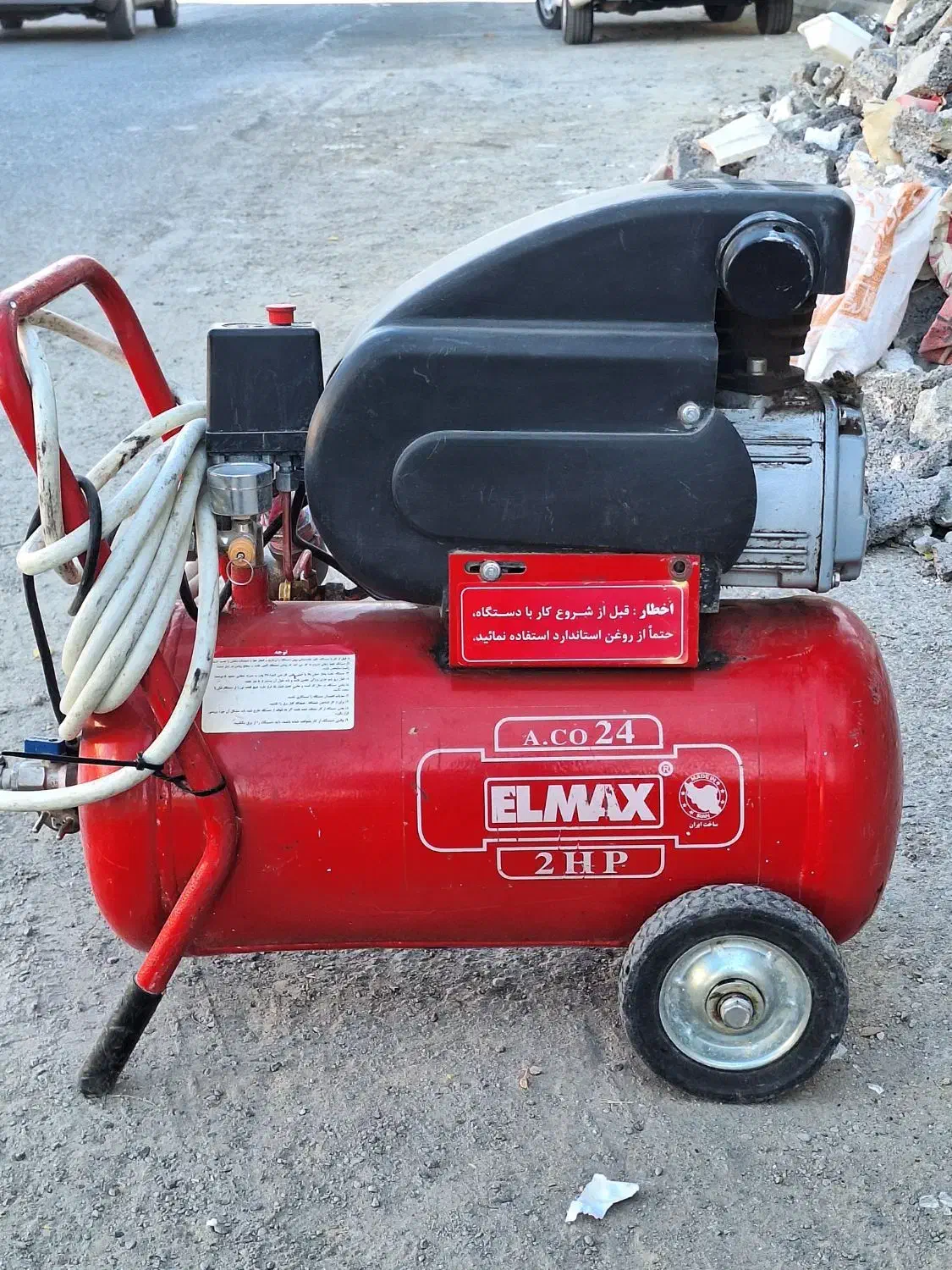 پمپ باد 24لیتری المکث|ابزارآلات|قروه, |دیوار