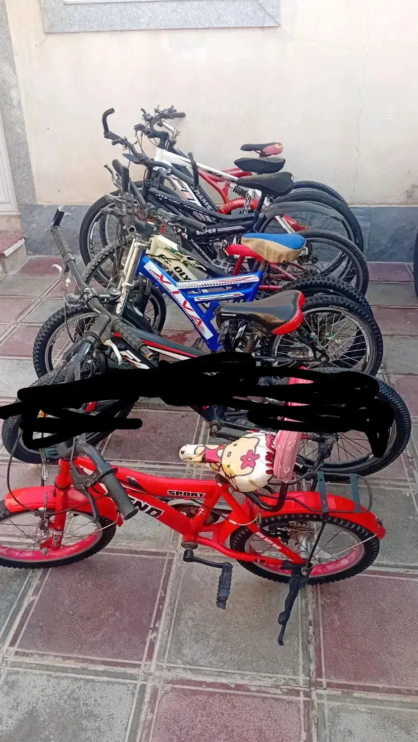 ۵ عدد دوچرخه از سایز ۱۶ تا ۲۶|دوچرخه، اسکیت، اسکوتر|تربتحیدریه, منصوریه|دیوار