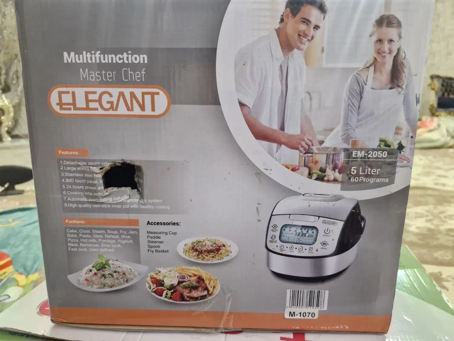 پلو پز سرخ کن هواپز همه کاره.ELEGANTاکبند ۶۰ کاره|اجاق گاز و لوازم برقی پخت‌وپز|کرج, گلشهر|دیوار