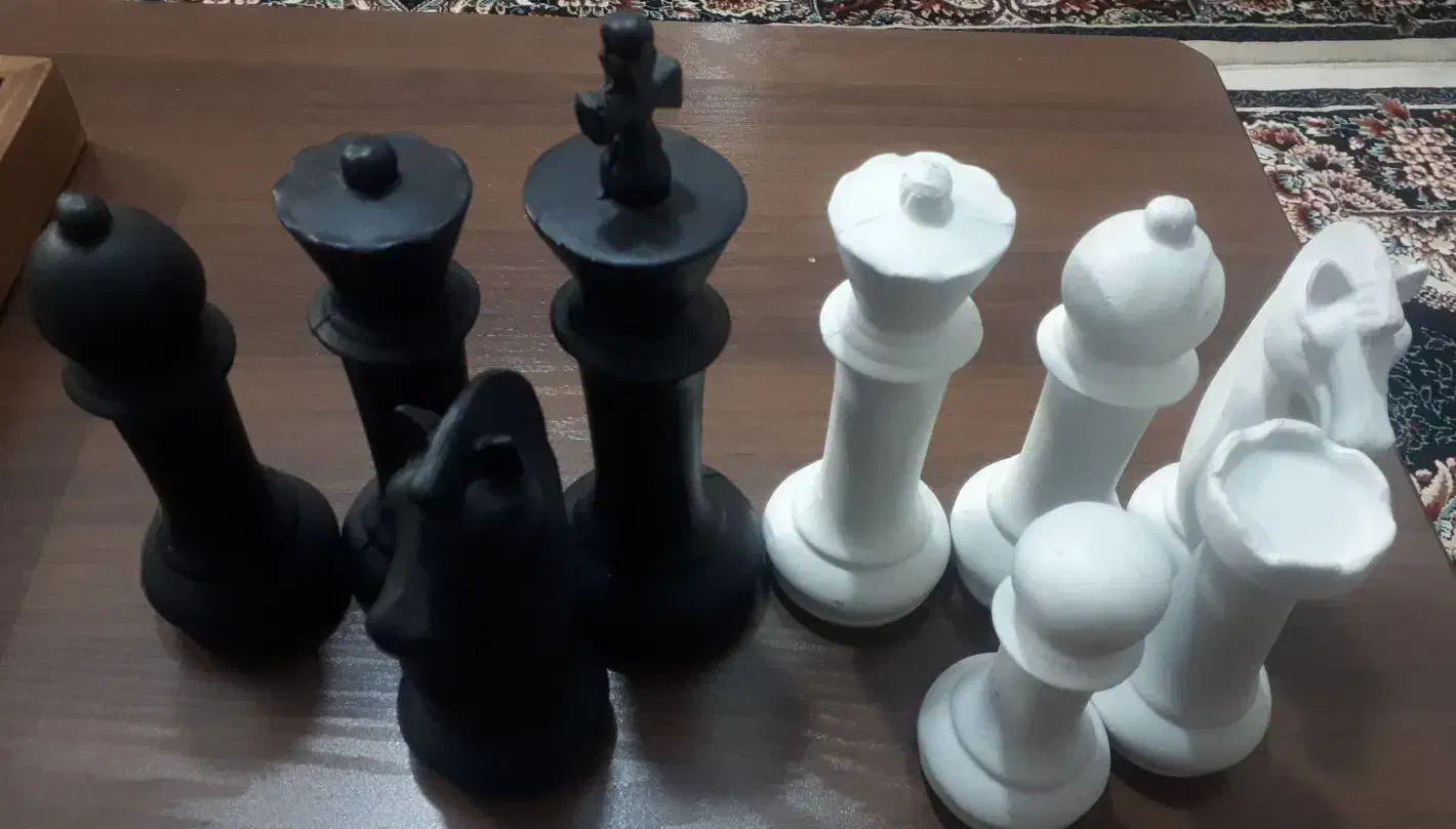 مجسمه شطرنج|مجسمه، تندیس، ماکت|قم, نوبهار|دیوار