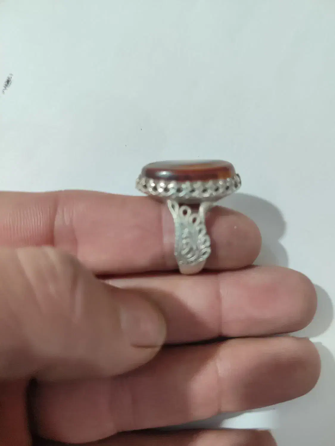 گردنبند، و انگشتر سلیمانی رکاب و قاب نقره .|جواهرات|قم, باسکول|دیوار