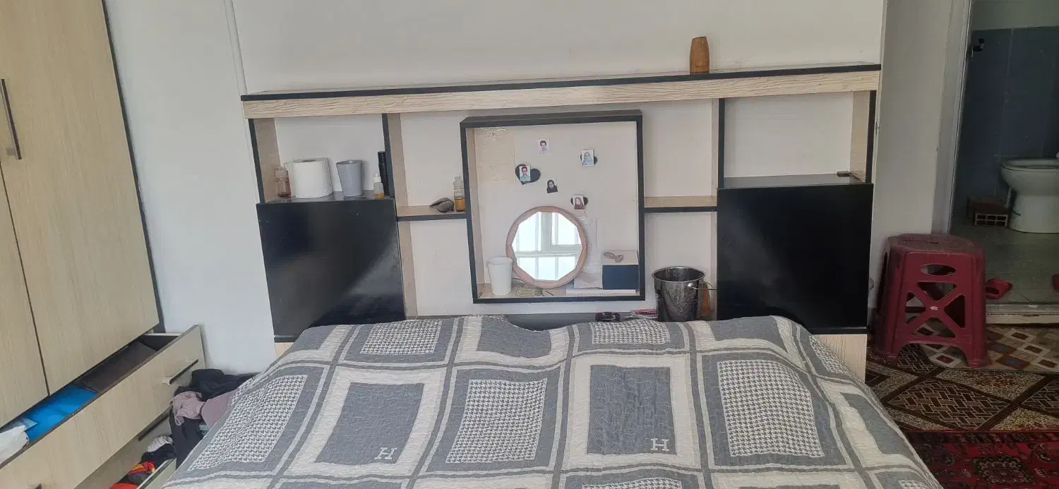 تخت دونفره|تخت و سرویس خواب|کاشمر, |دیوار