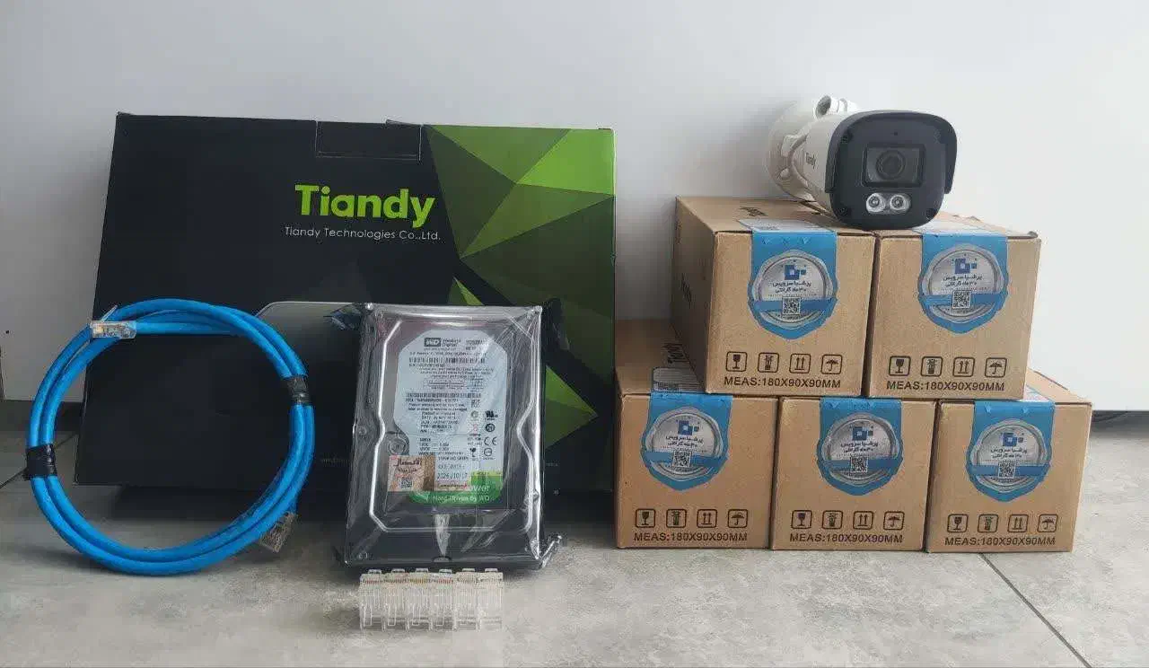 پکیج ۶ عددی دوربین مداربسته اماکن (اقساطی)|دوربین مداربسته|قم, حنیف نژاد|دیوار