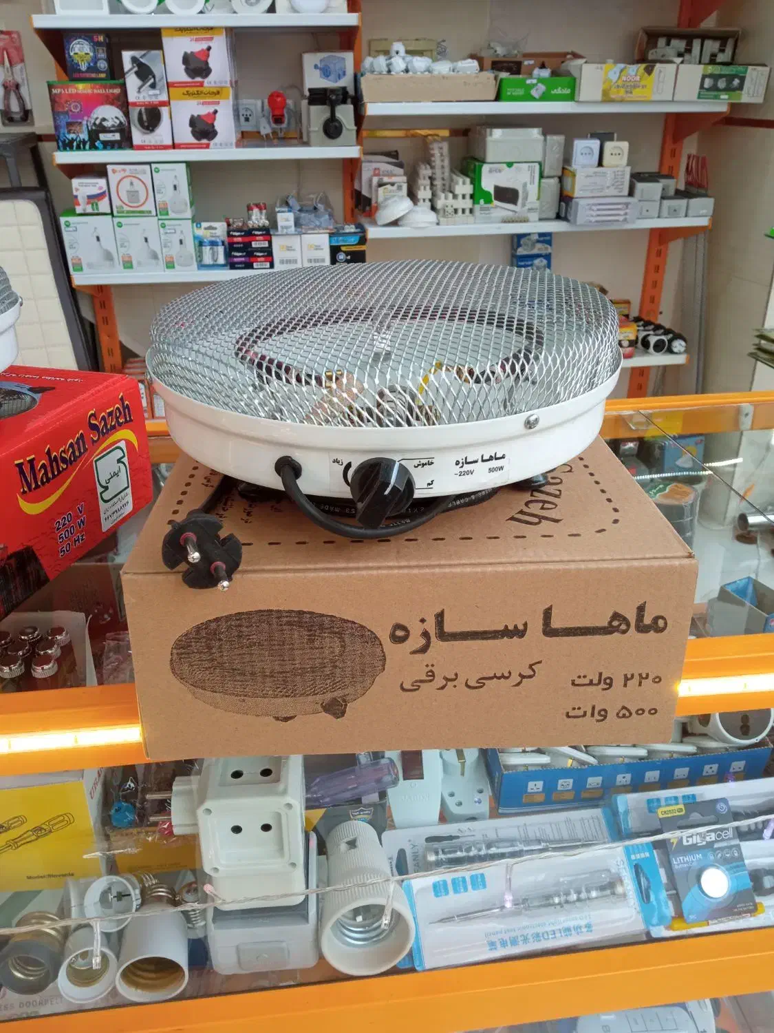 بخاری برقی المنتی کرسی با قابلیت تنظیم گرما۴۹۰ت|بخاری، هیتر، شومینه|تبریز, |دیوار