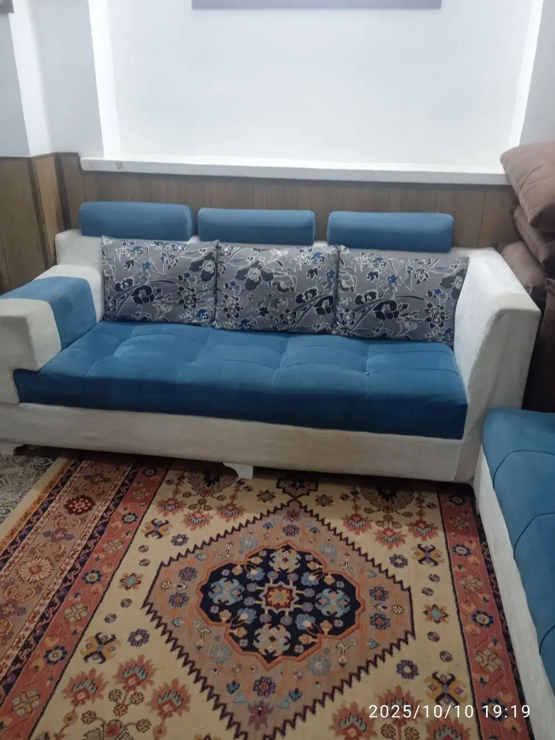 مبلمان راحتی ۷ نفره|مبلمان خانگی و میز عسلی|شیراز, چوگیاه‎|دیوار