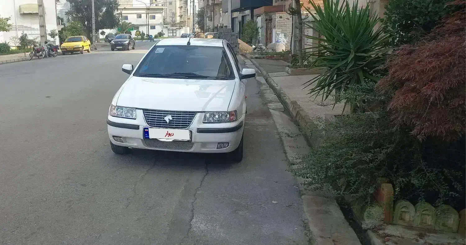 سمند LX XU7مدل۱۳۹۲دوگانه سفیدصدفی سالم فروشی|خودرو سواری و وانت|بابلسر, |دیوار