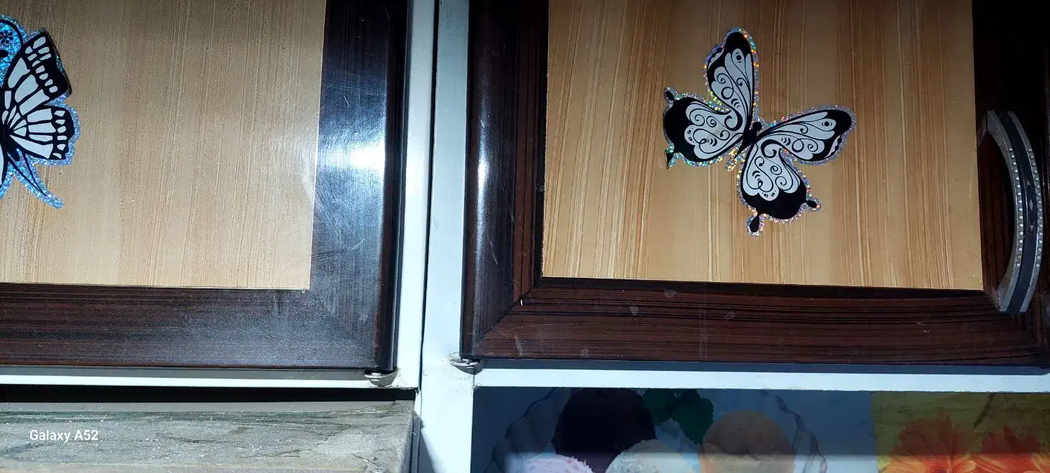 کابینت فلزی سالم بدون پوسیدگی|آب‌چکان و نظم‌دهنده ظروف|قم, نیروگاه|دیوار