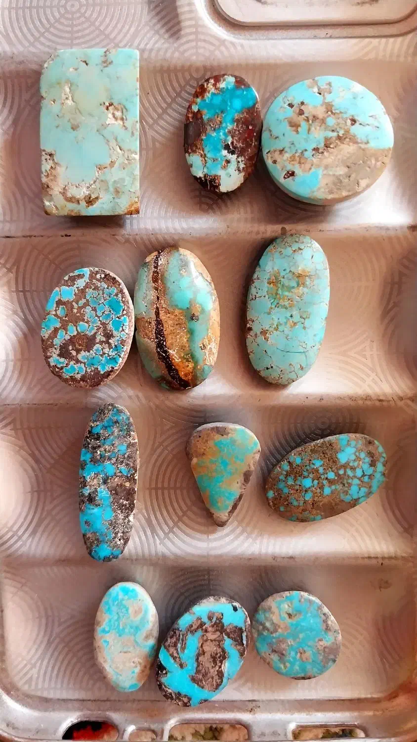 ۱۲ عدد سنگ فیروزه|جواهرات|محمدشهر, زیبادشت|دیوار