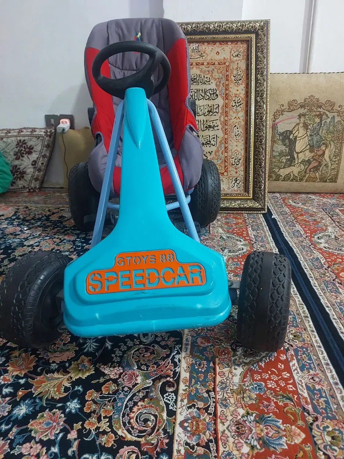 تابلو چرخ|تابلو فرش|پاکدشت, پاکدشت (مامازند)|دیوار