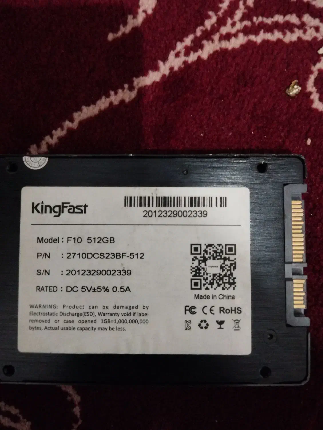 هارد ssd 512|قطعات و لوازم جانبی رایانه|چابهار, |دیوار