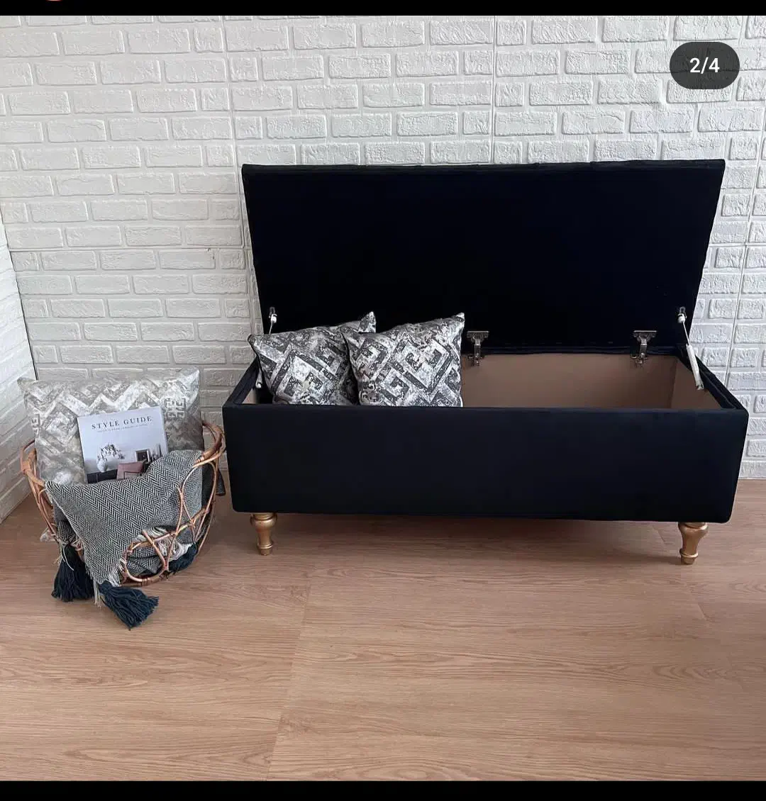 پاف صندوقچه دار و ساده (آزرا)|صندلی و نیمکت|کرج, حسن آباد|دیوار