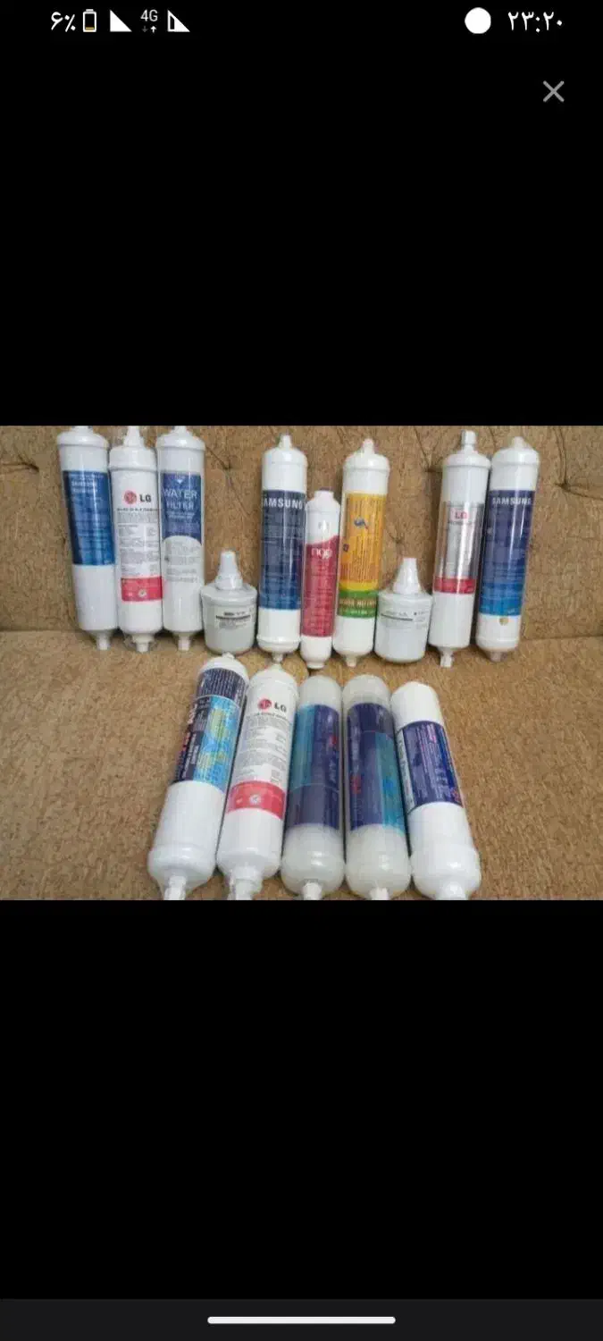 فیلتر دستگاه تصفیه آب و یخچال ساید درجه 1 شرکتی|آبسردکن و تصفیه آب|نیشابور, جمهوری|دیوار