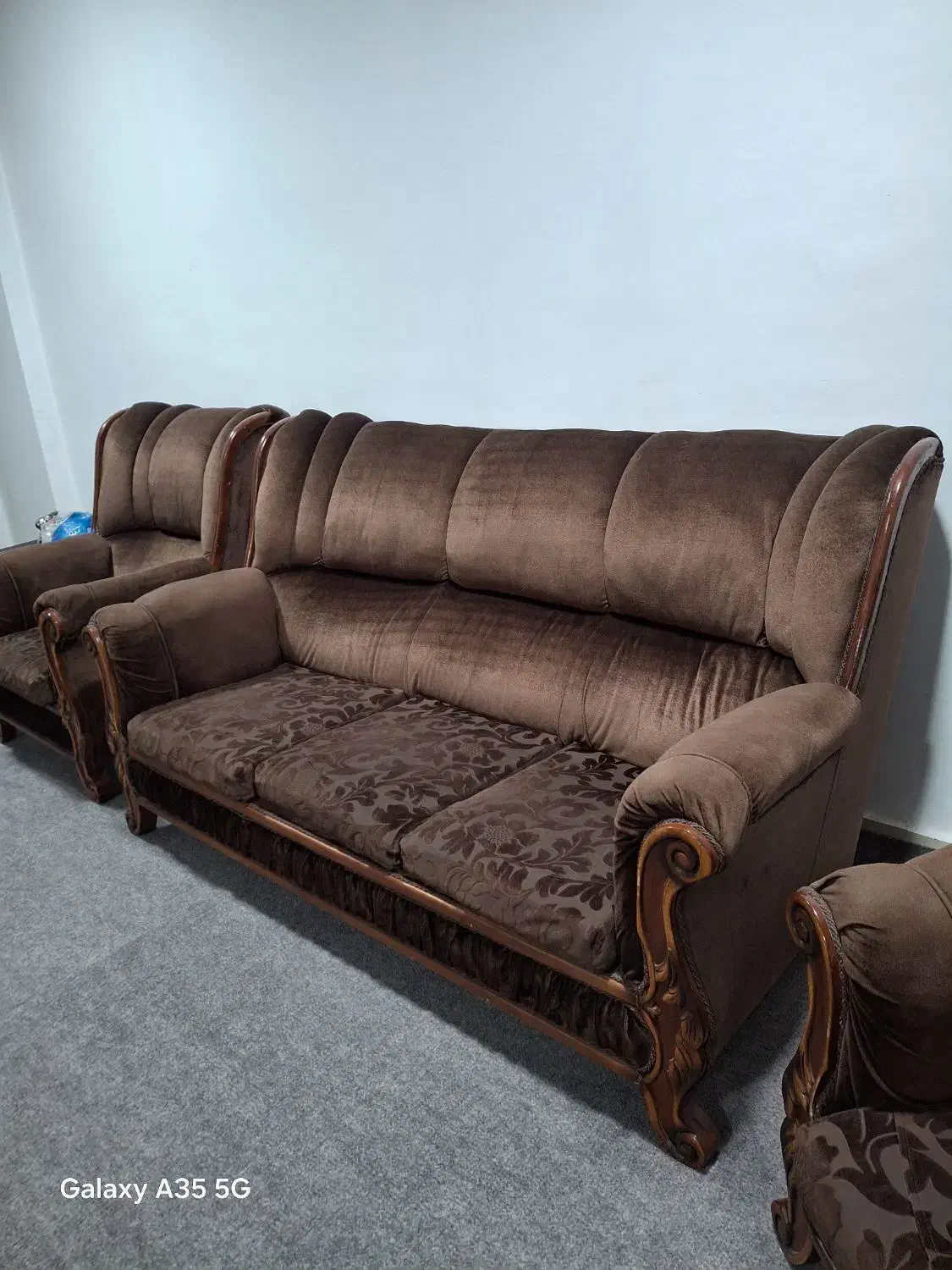 مبلمان 7 نفره|مبلمان خانگی و میز عسلی|شوش, |دیوار