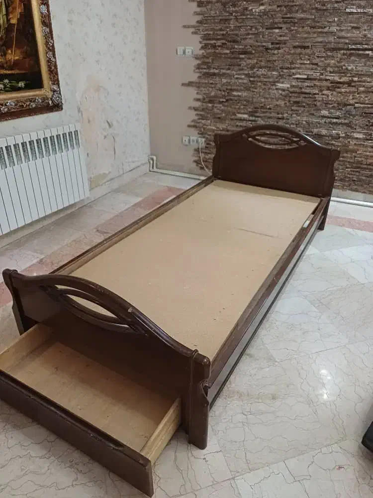 تخت خواب یکنفره|تخت و سرویس خواب|فشاپویه, |دیوار