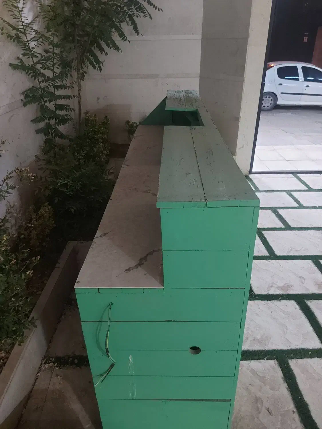 کانتر چوب  .|مبلمان اداری|آبیک, |دیوار