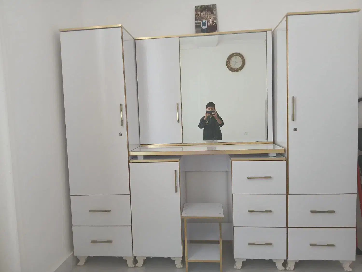 کمد سه تیکه|جاکفشی، کمد، دراور|مهاباد (آذربایجان غربی), |دیوار