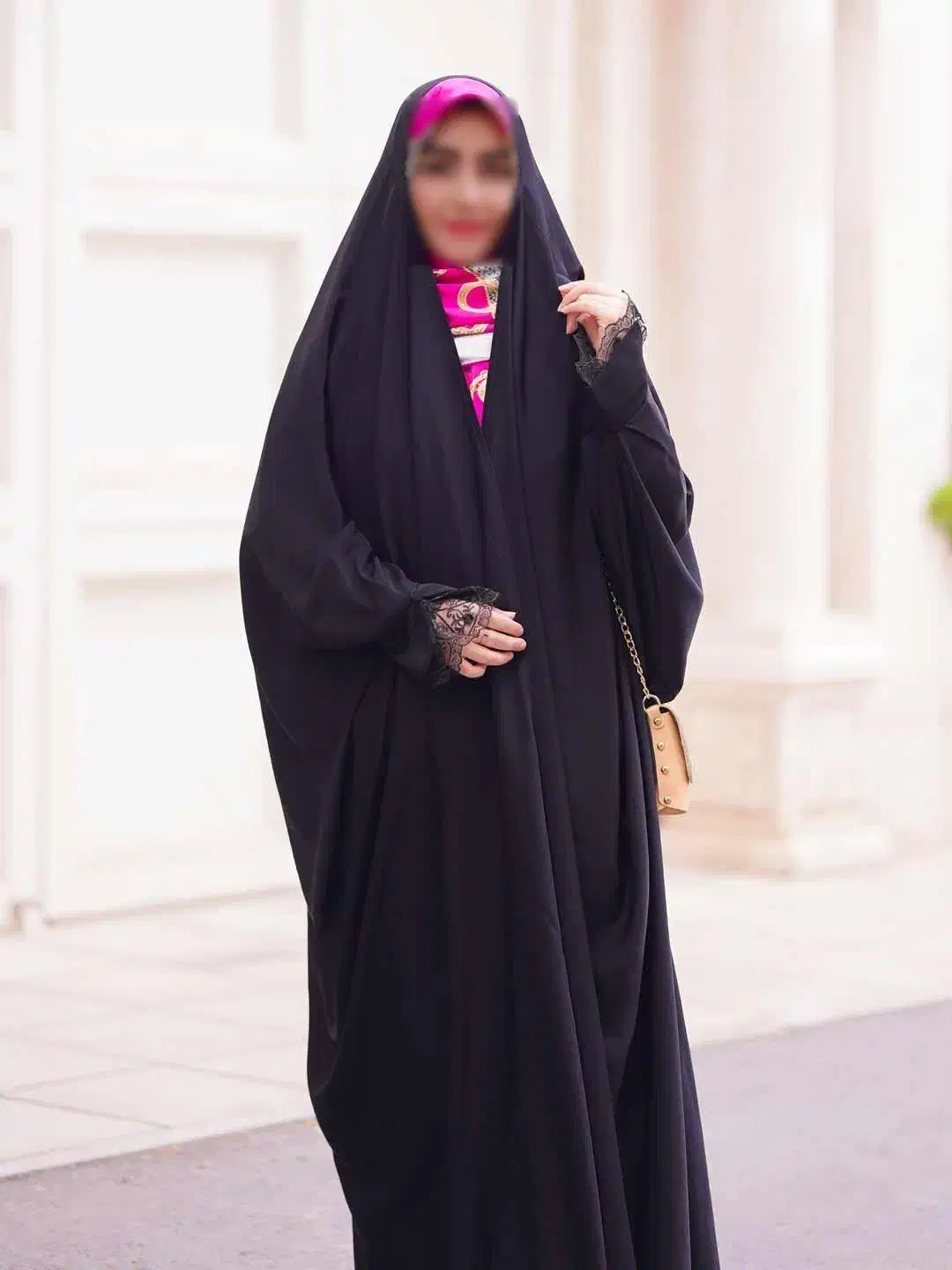 چادر مشکی عربی جواهردوزی آلاله(تنوع پارچه) کد12093|لباس|جلگه شوقان, |دیوار