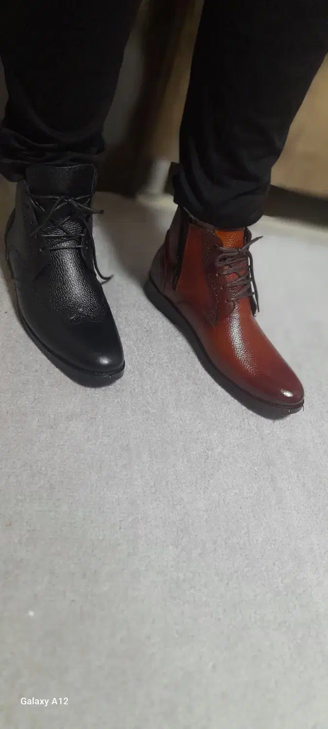 نیم بوت چرم|کیف، کفش، کمربند|فریمان, |دیوار