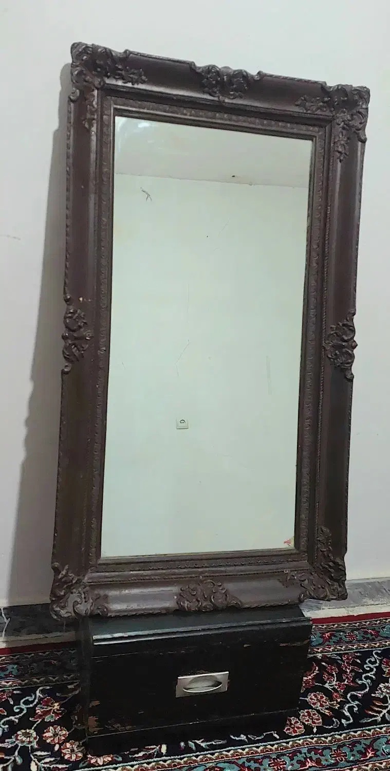 اینه قدی قاب چوبی|آینه|دورود, |دیوار