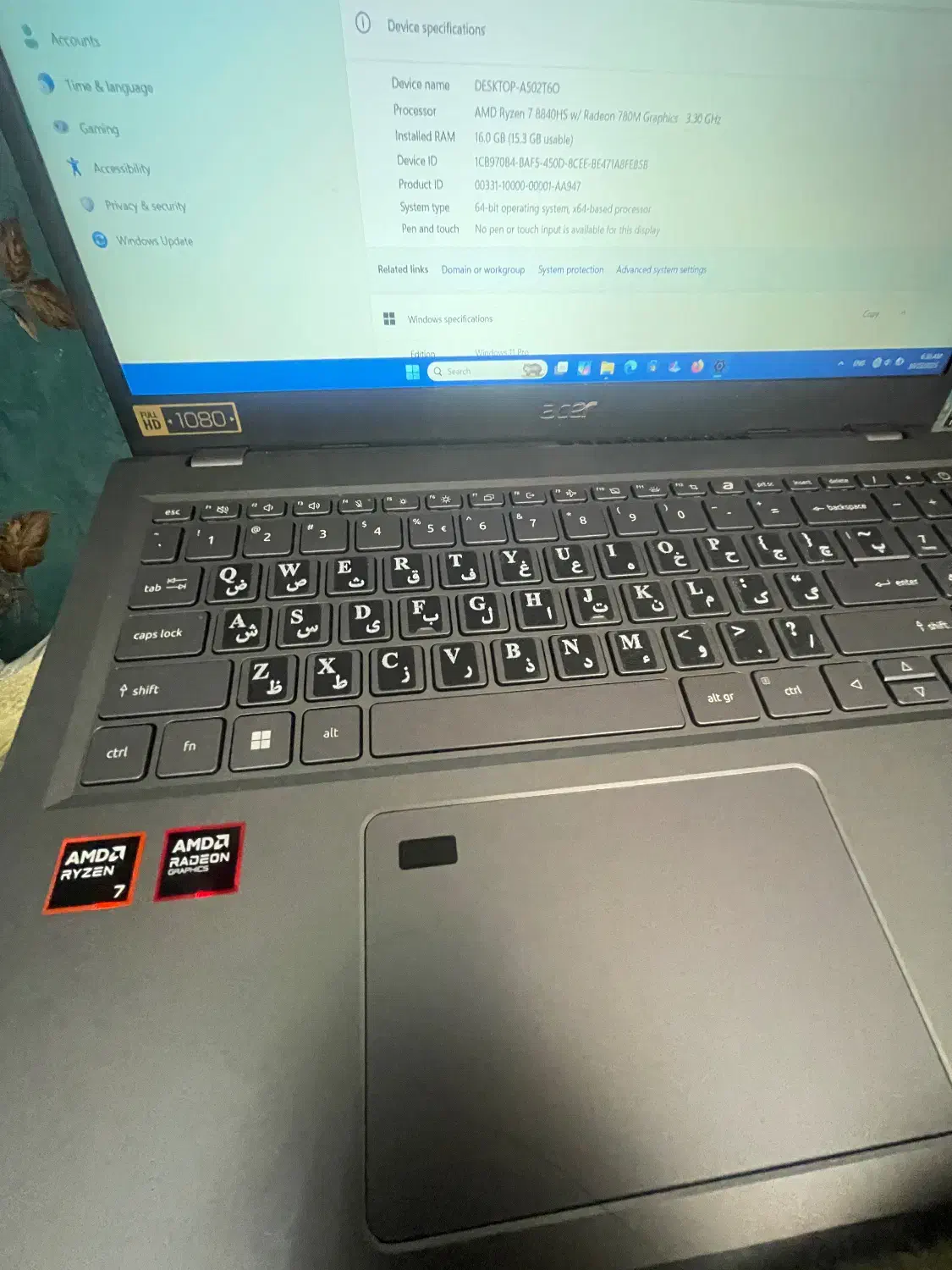 فروش لبتاب acer|رایانه همراه|مشهد, زیبا شهر|دیوار