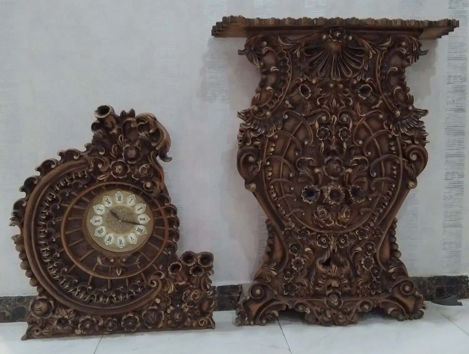 ساعت منبت در حد نو|ساعت دیواری و تزئینی|ملایر, |دیوار